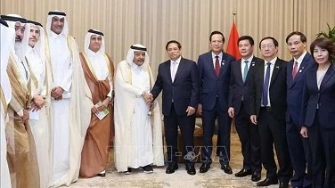 PM Pham Minh Chinh receives a delegation of Qatari enterprises