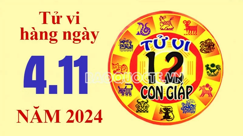 Tử vi hôm nay, xem tử vi 12 con giáp hôm nay ngày 4/11/2024: Tuổi Tý kinh doanh phát lộc