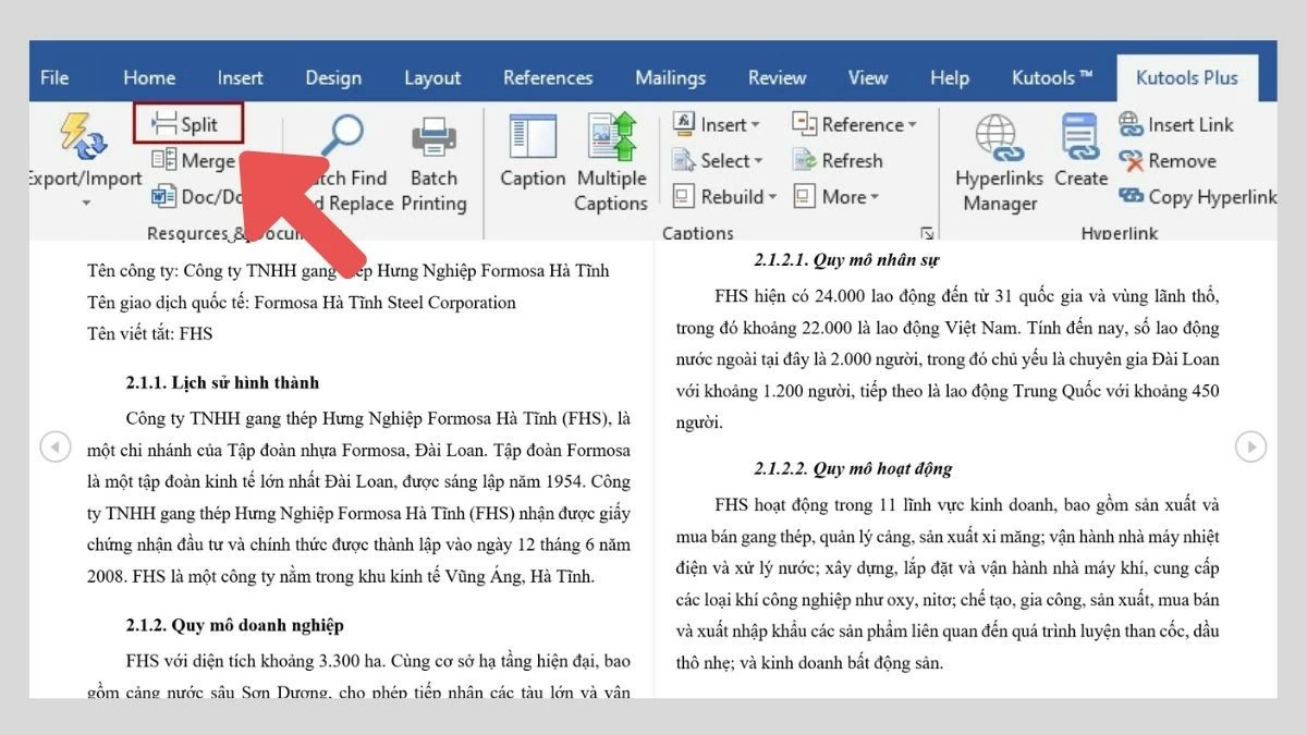 Bật mí 3 cách tách file Word nhanh, dễ áp dụng