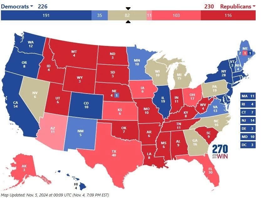 TRỰC TIẾP bầu cử Mỹ 2024: Căng thẳng an ninh lịch sử, ông Trump ra tuyên bố nóng bất ngờ, bà Harris nói 'hãy tận hưởng'