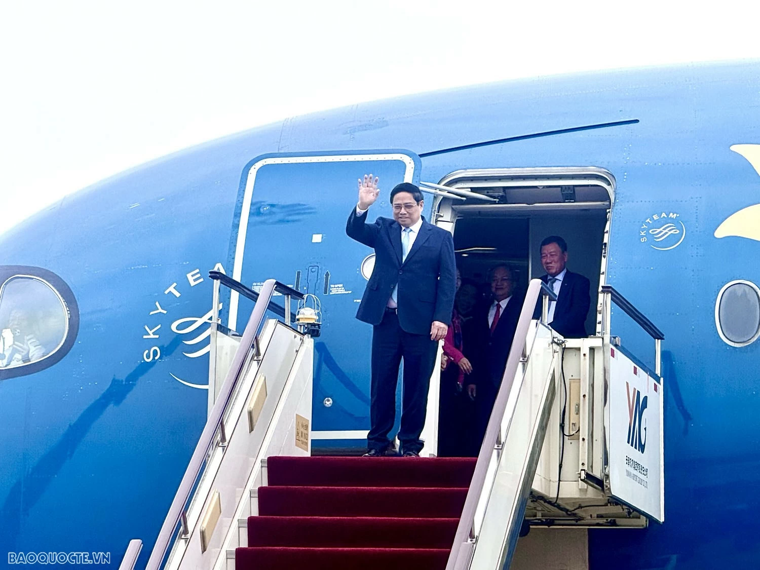 PM Pham Minh Chinh arrives in Kunming, beginning activities in China