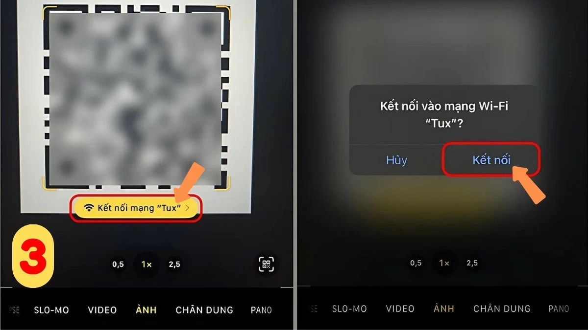 Cách quét mã QR Wifi trên điện thoại iPhone dễ dàng