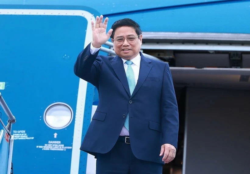 PM Pham Minh Chinh left Hanoi, departing for GMS, ACMECS, CLMV Summits in China