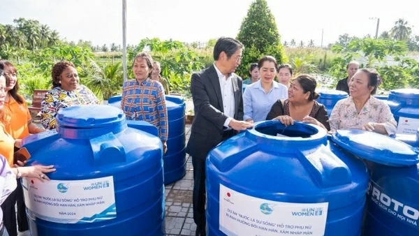 Supporting women facing drought and saltwater intrusion in Ca Mau and Ninh Thuan