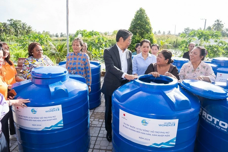 Supporting women facing drought and saltwater intrusion in Ca Mau and Ninh Thuan