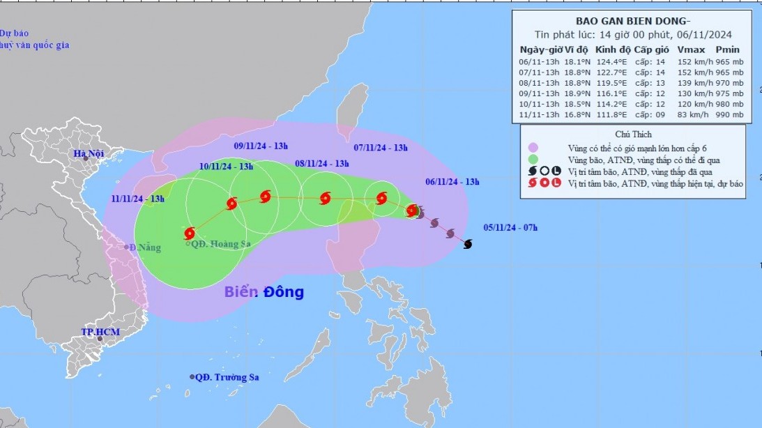 tin bao gan bien dong bao yinxing tren vu ng bie n phia dong bac dao luzon philippines gio vung tam bao manh cap 17