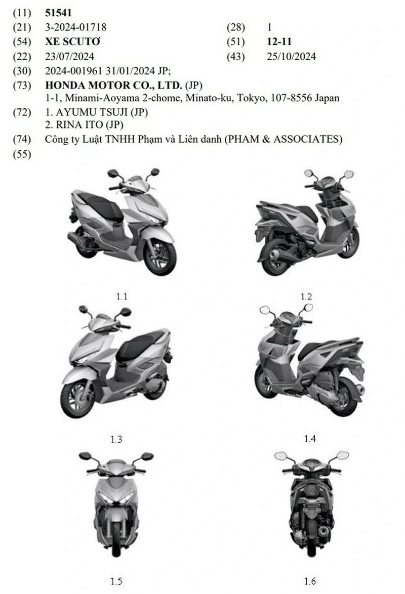 Honda NS125RX có thiết kế phần đầu khá giống dòng Vario đang mở bán tại Việt Nam