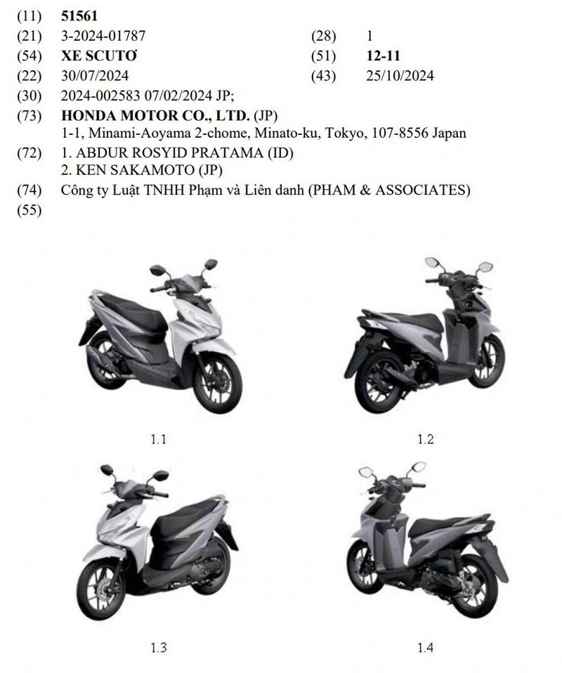 Thiết kế của Honda BeAT khỏe khoắn và thể thao hơn một chút so với mẫu Vision đang được mở bán tại Việt Nam