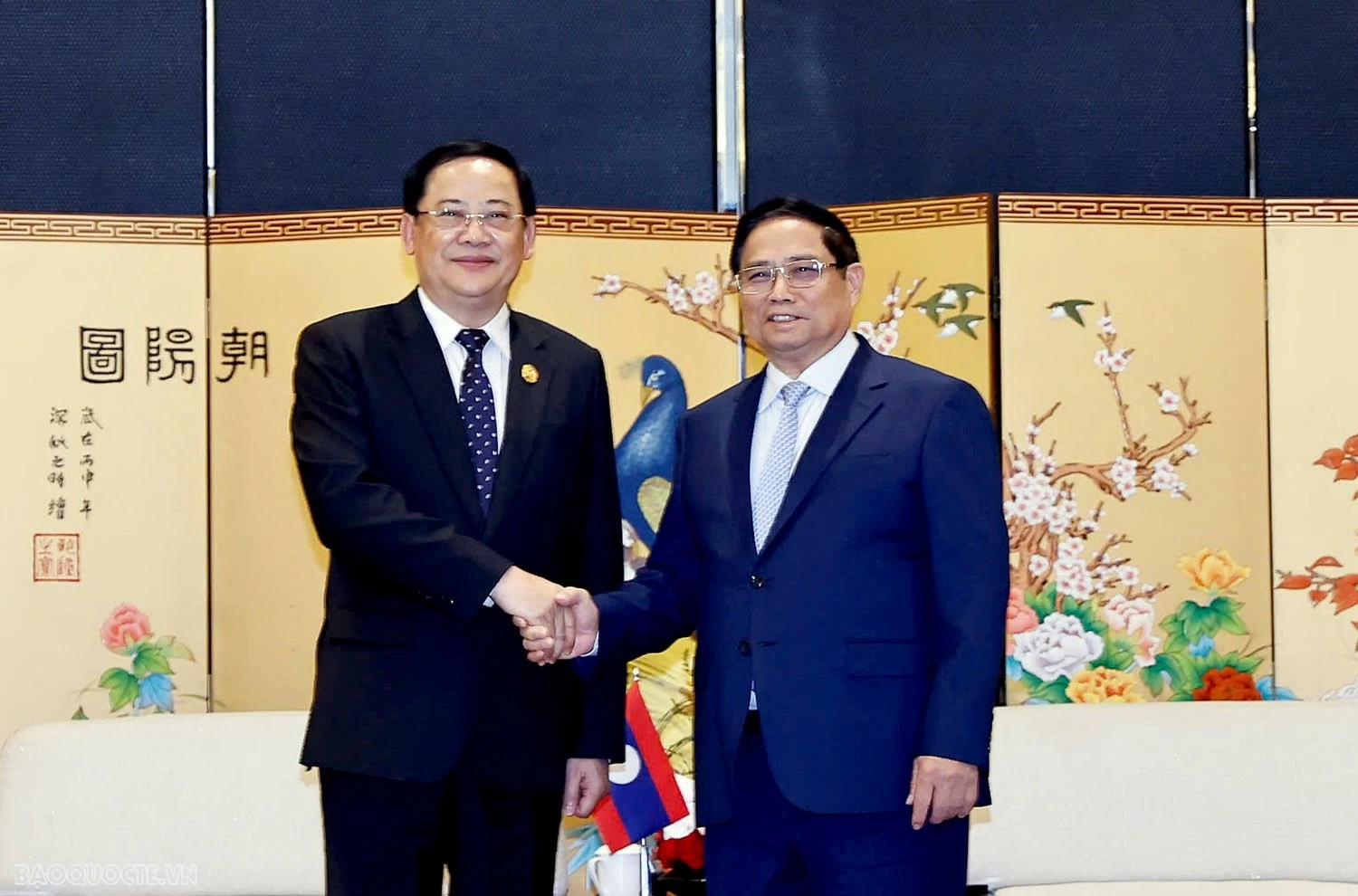 Vietnam, Laos Prime Ministers meet in Kunming