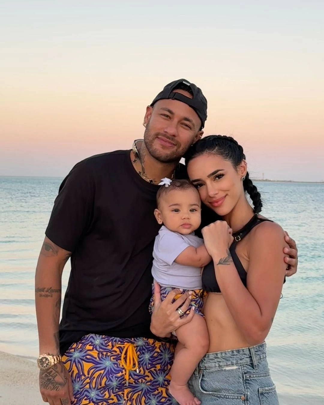 Neymar và Bruna mở tiệc hoành tráng làm sinh nhật bù cho Mavie. Ảnh: Instagram