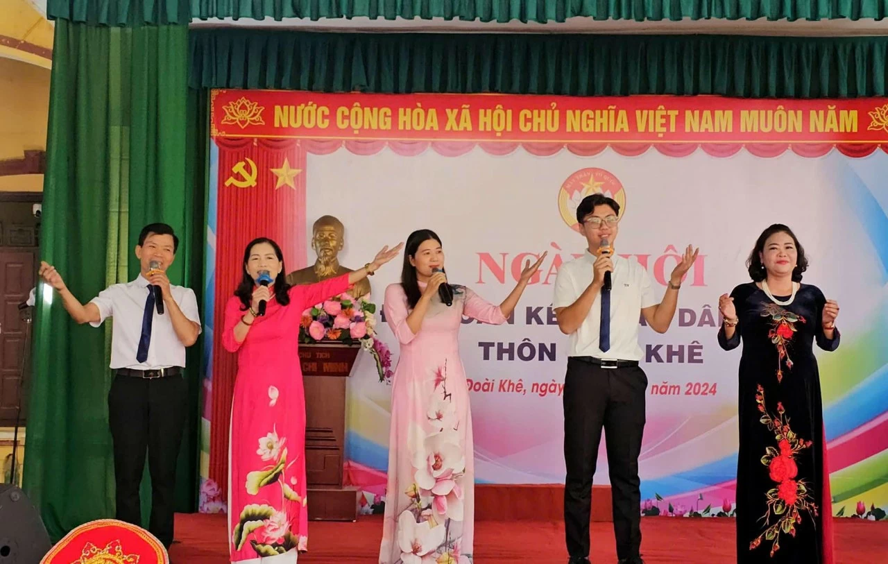 Không khí ấm áp tình nghĩa xóm của ‘Ngày hội đại đoàn kết toàn dân tộc năm 2024’