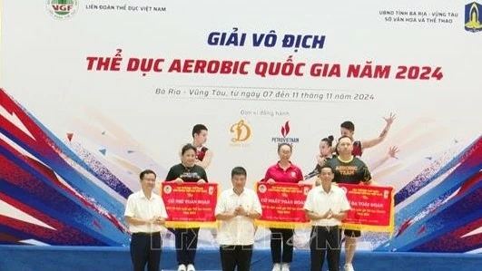 TP. Hồ Chí Minh giành thành tích cao nhất tại Giải vô địch Thể dục Aerobic Quốc gia năm 2024