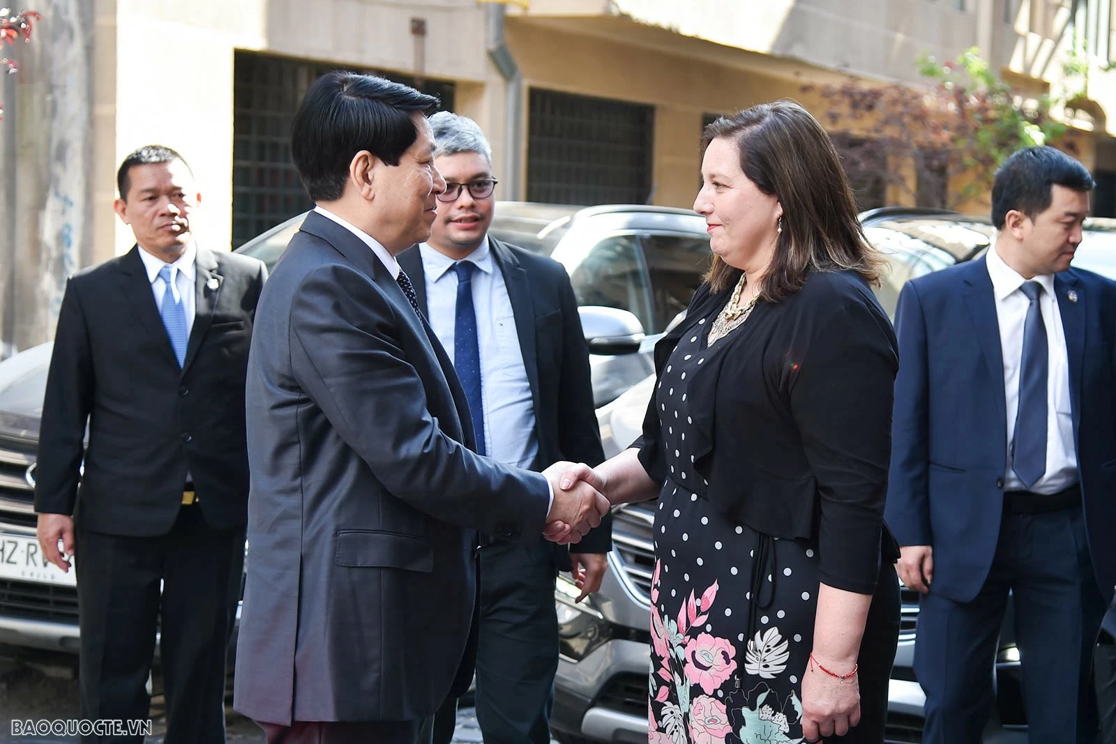 President Luong Cuong receives leader of Socialist Party of Chile in Santiago