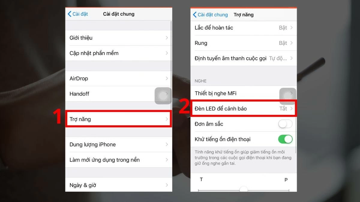 Bật đèn Flash khi có thông báo trên điện thoại iPhone hiệu quả