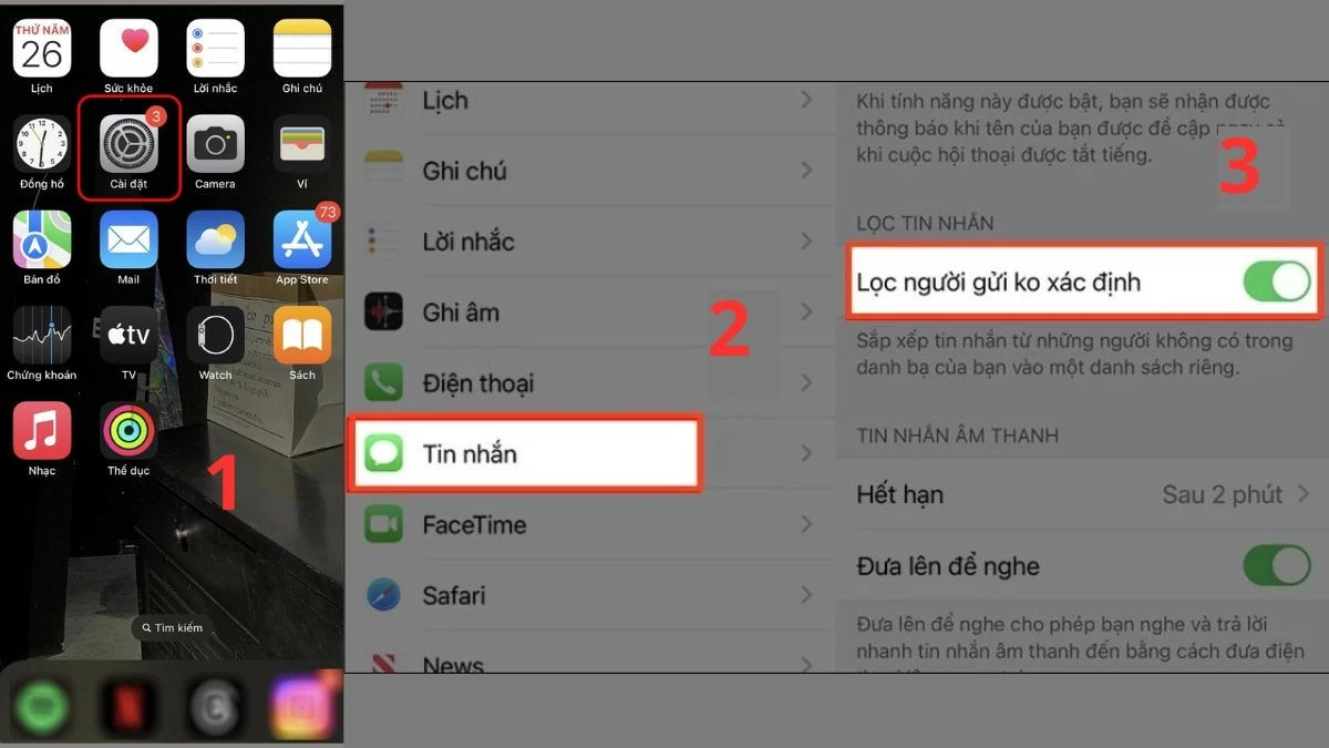 Cách chặn tin nhắn rác trên iPhone vô cùng dễ dàng