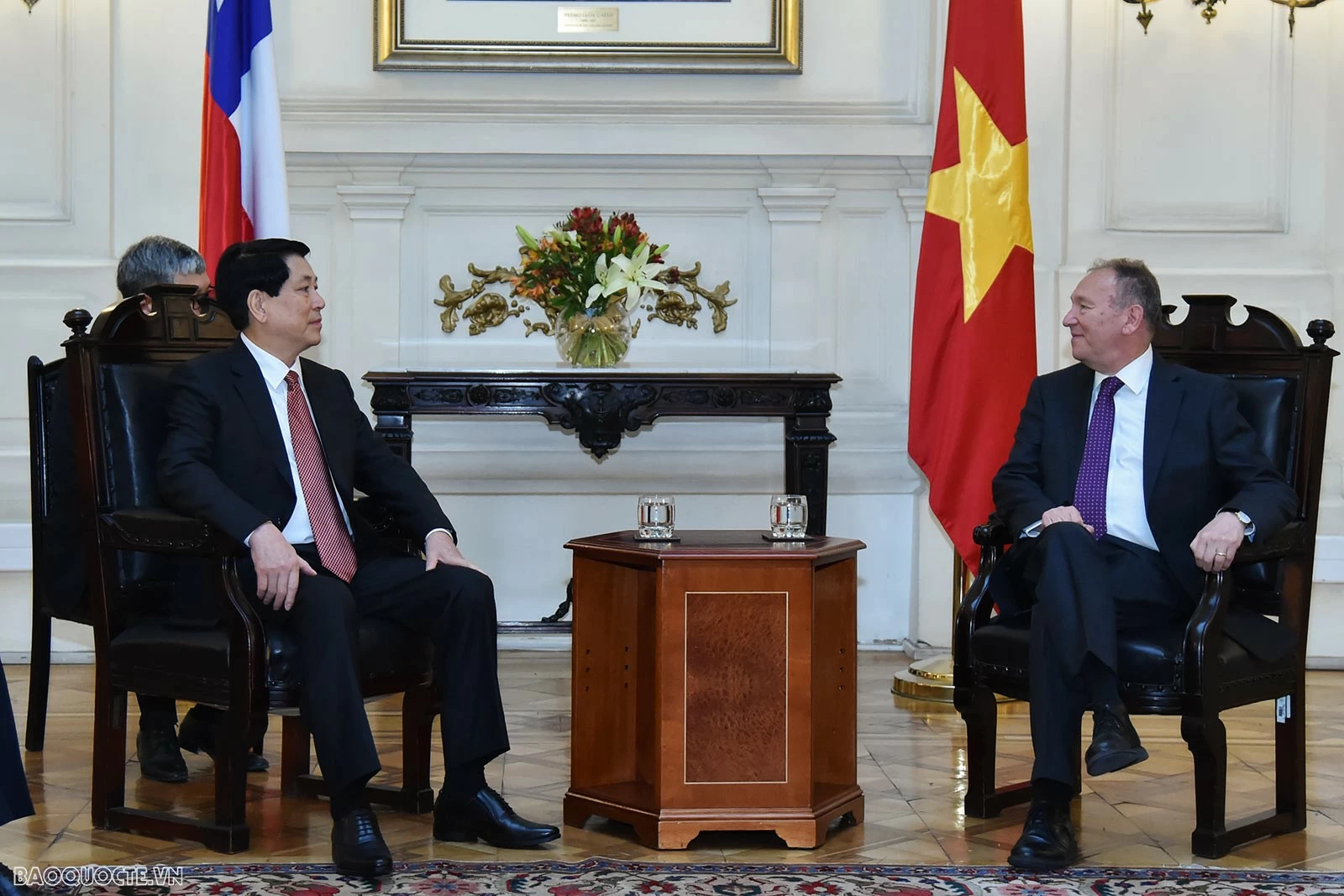 President Luong Cuong meets Chilean Senate President José Garcia Ruminot in Santiago