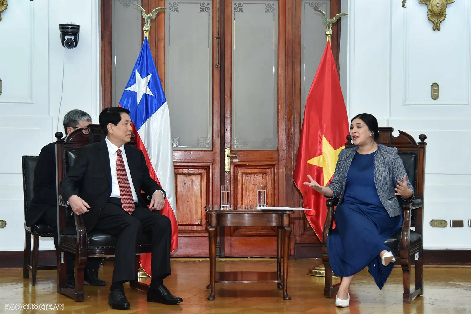 President Luong Cuong meets with Speaker of the Chamber of Deputies of Chile Karol Cariola in Santiago