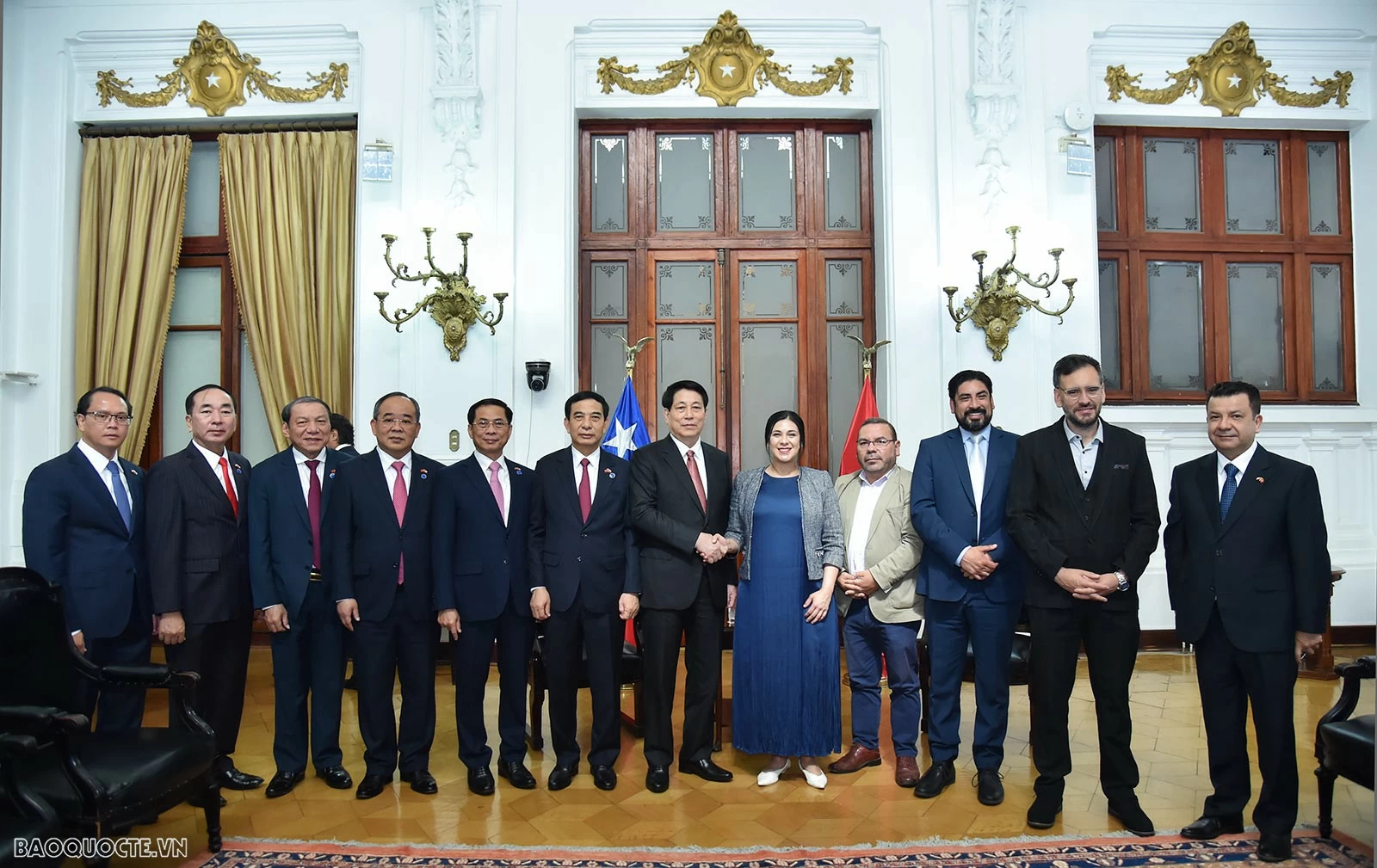 President Luong Cuong meets with Speaker of the Chamber of Deputies of Chile Karol Cariola in Santiago