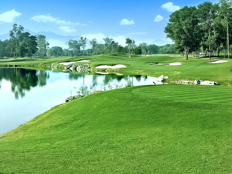 Vẻ đẹp của sân Kings Island Golf Resort, một trong hai sân đăng cai sự kiện BRG Golf Hanoi Festival 2024