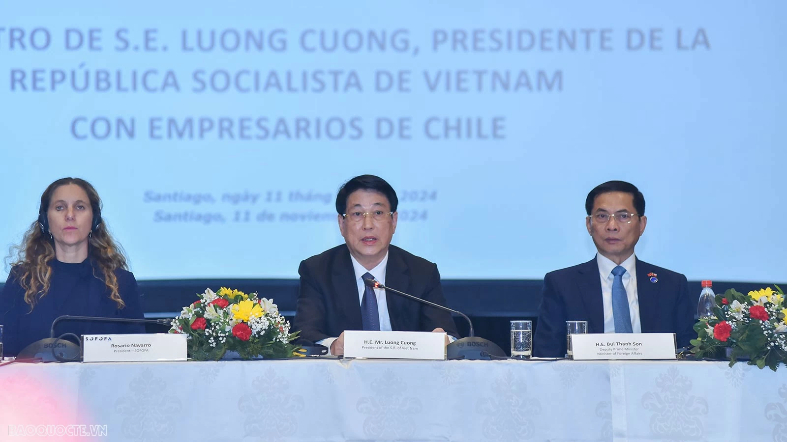 Chủ tịch nước Lương Cường đề nghị các nhà đầu tư Chile nghiên cứu, mở rộng hợp tác đầu tư sang Việt Nam