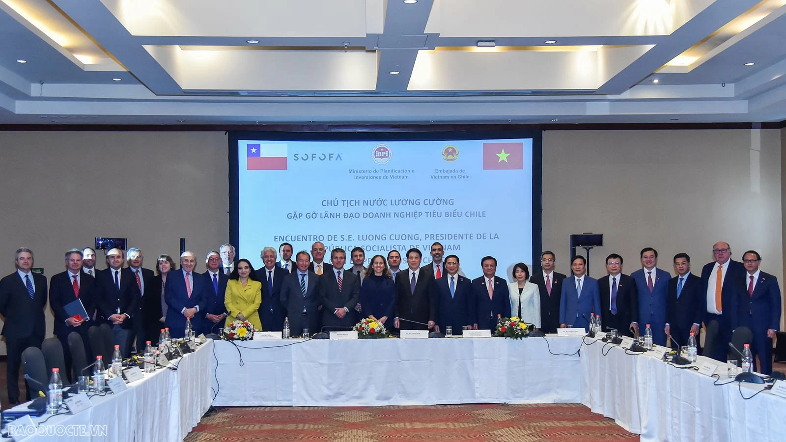 President Luong Cuong meets with Chilean leading business group