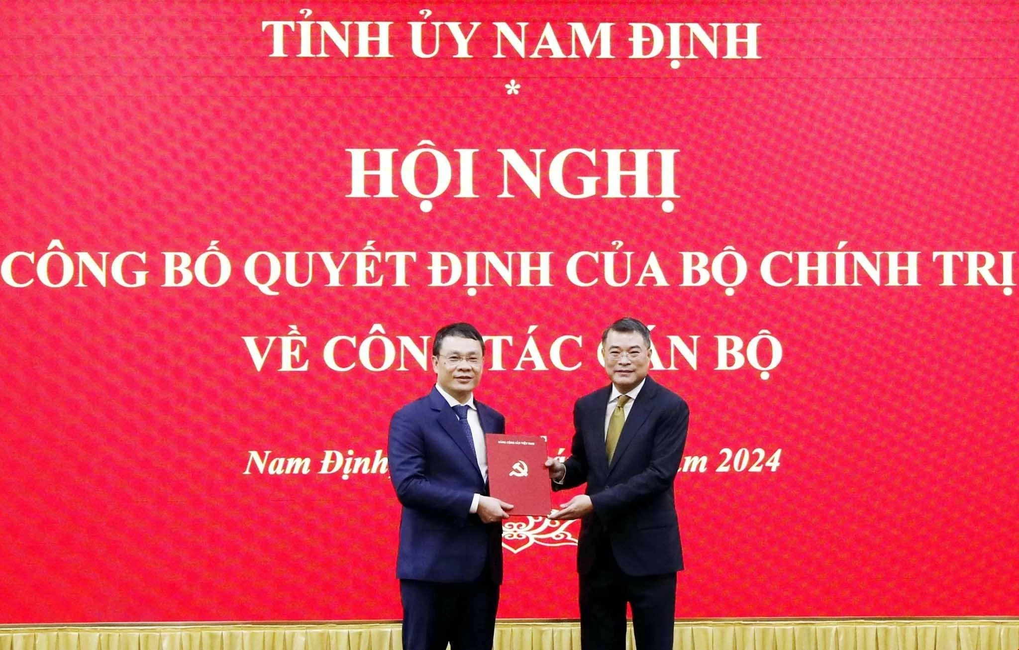 Phó Chánh Văn phòng Trung ương Đảng Đặng Khánh Toàn giữ chức Bí thư Tỉnh ủy Nam Định