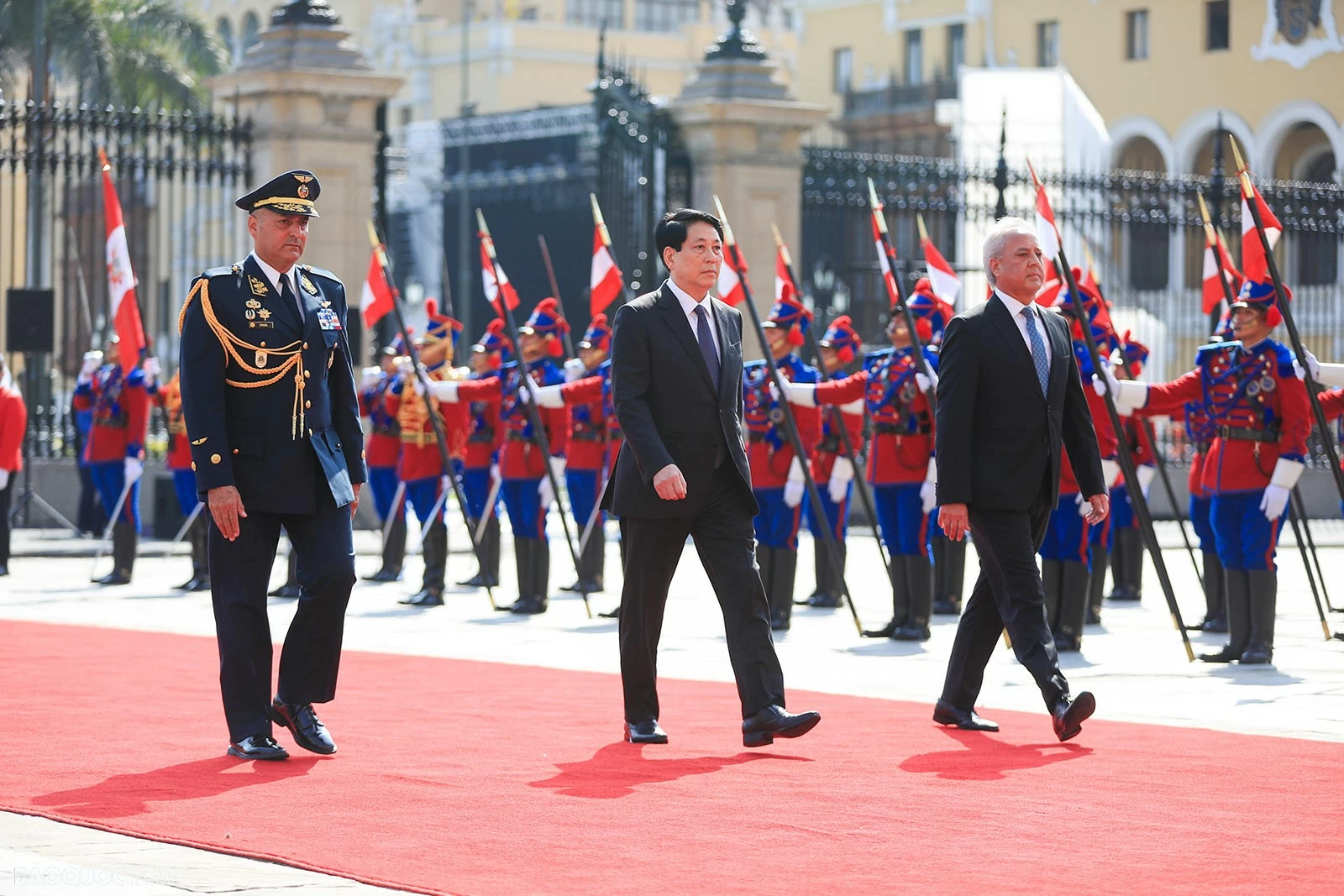 Welcome ceremony held for President Luong Cuong in Lima