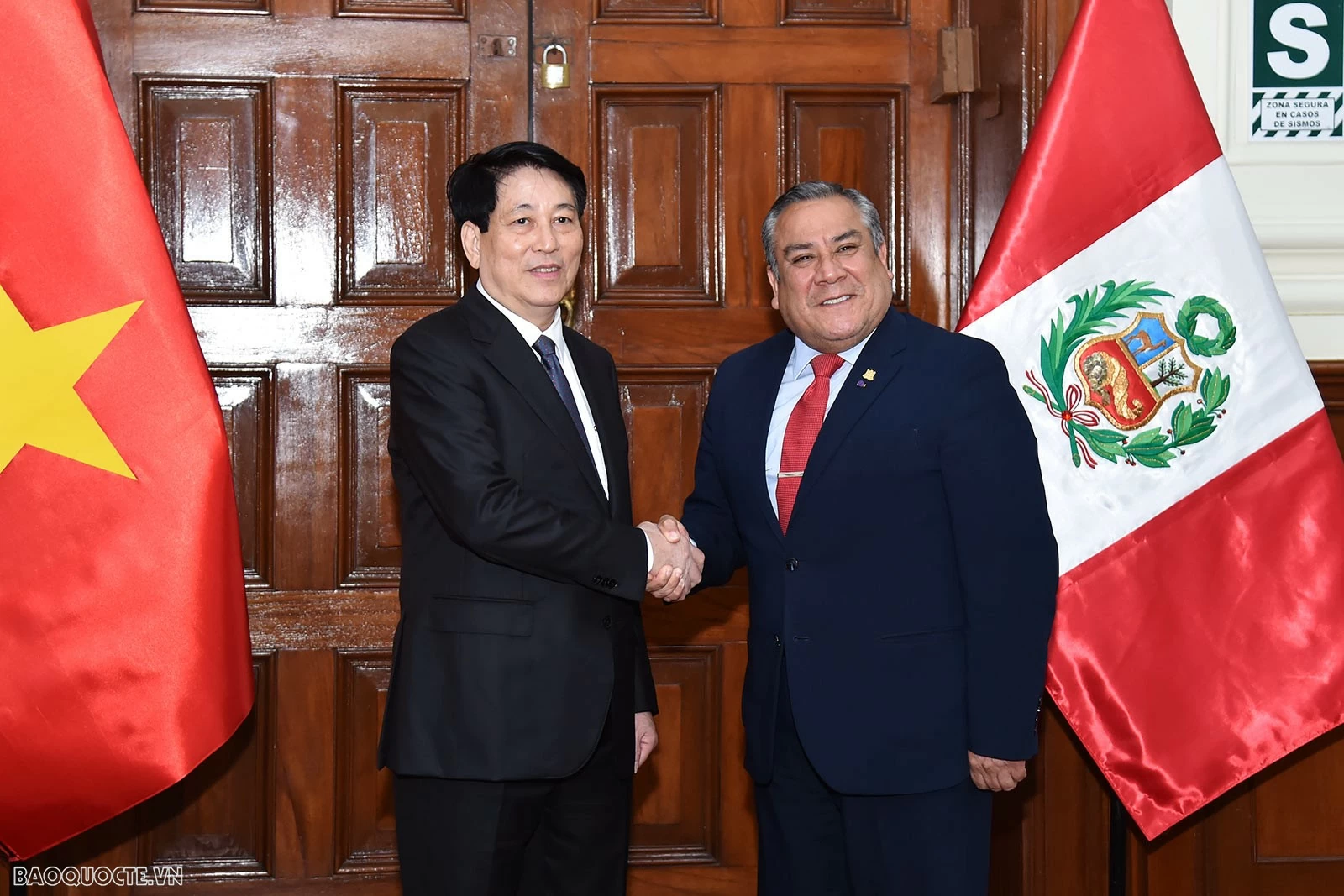 President Luong Cuong meets with President of Peruvian Council of Ministers in Lima