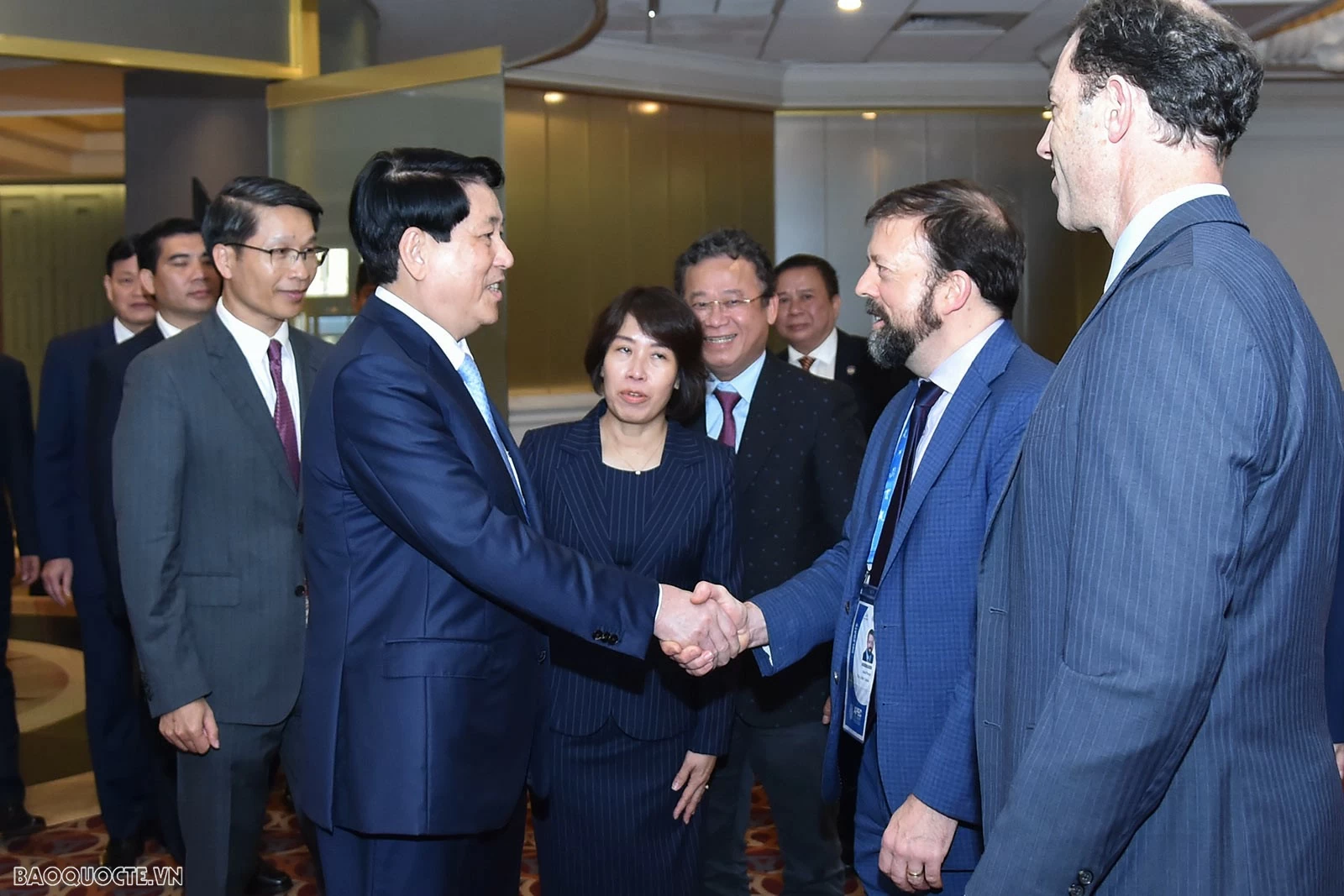 President Luong Cuong receives US-APEC Business Coalition delegation in Lima