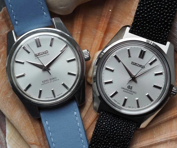 Grand Seiko và King Seiko đều sở hữu nét tương đồng nhưng vẫn có chất riêng.