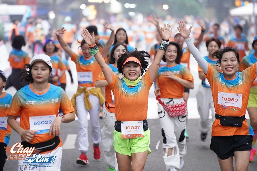 The 3rd Running Race 'Run for Zero Violence Against Women and Girls in Vietnam' in 2024