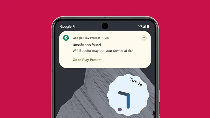 Tính năng phát hiện mối đe dọa trên Google Play Protect khi các ứng dụng kém an toàn