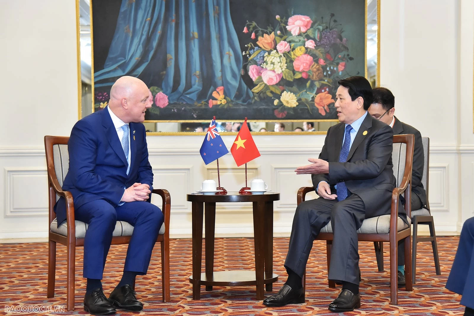 President Luong Cuong meets with New Zealand's Prime Minister Christopher Luxon in Lima