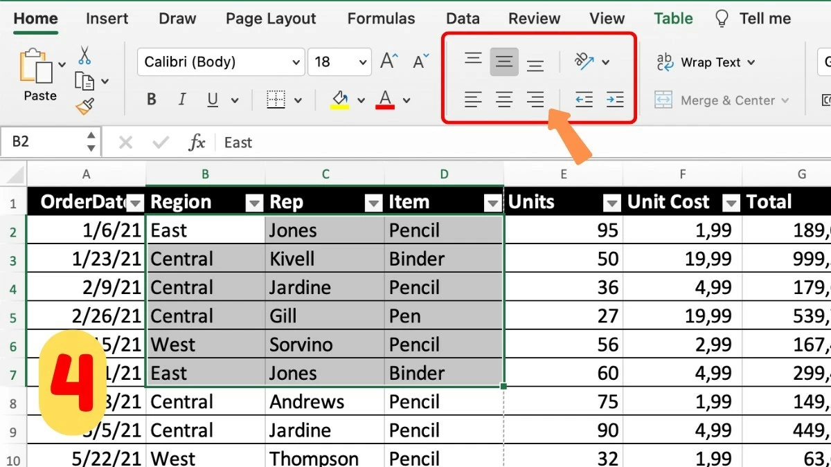 Cách căn lề trong Excel chuẩn, thao tác chỉ vài click chuột đơn giản