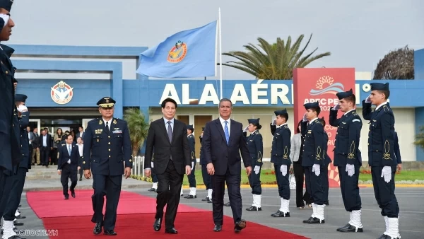 State President Luong Cuong concludes official visit to Peru, attendance at APEC Leaders’ Week