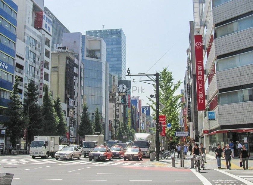 Quang cảnh một đại lộ ở Tokyo, Nhật Bản. (Nguồn: LovePik)