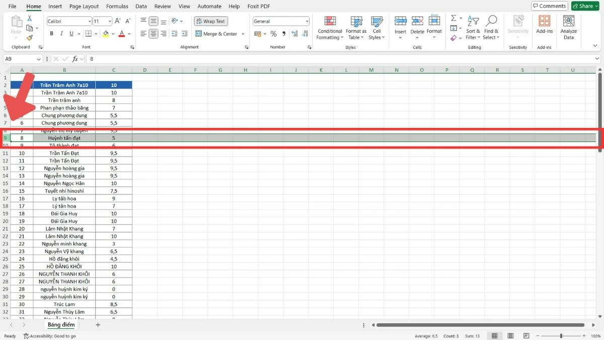 Cách di chuyển cột trong Excel nhanh chóng và tiện lợi