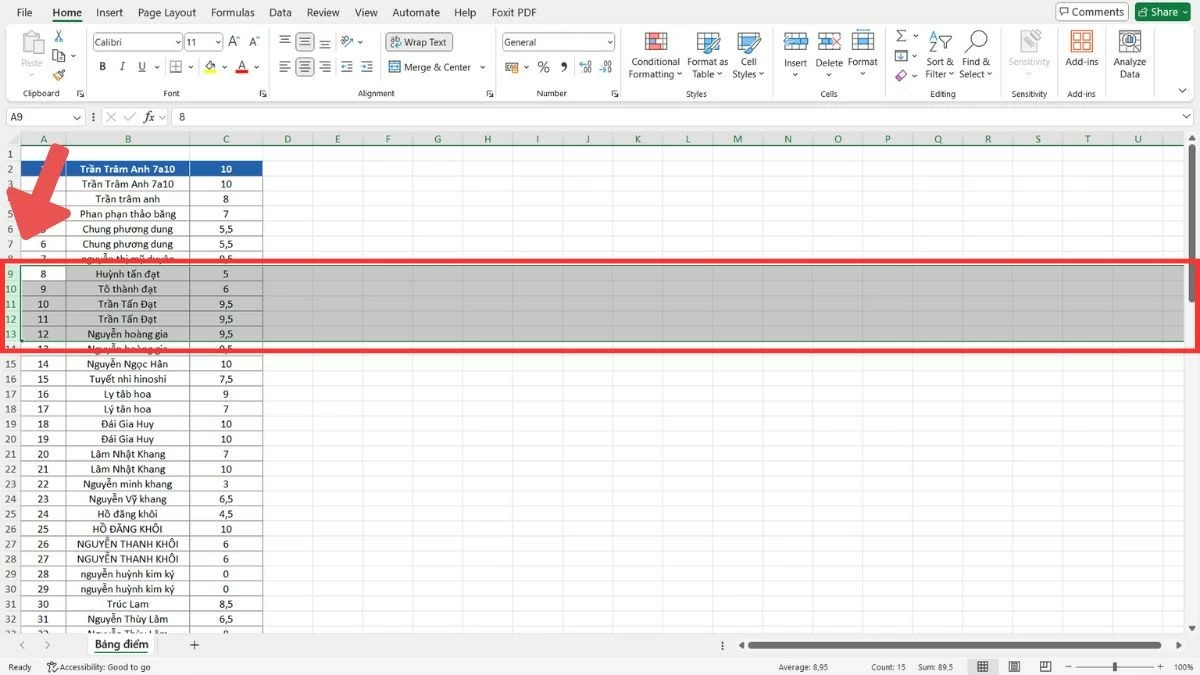 Cách di chuyển cột trong Excel nhanh chóng và tiện lợi Cách di chuyển cột trong Excel nhanh chóng và tiện lợi