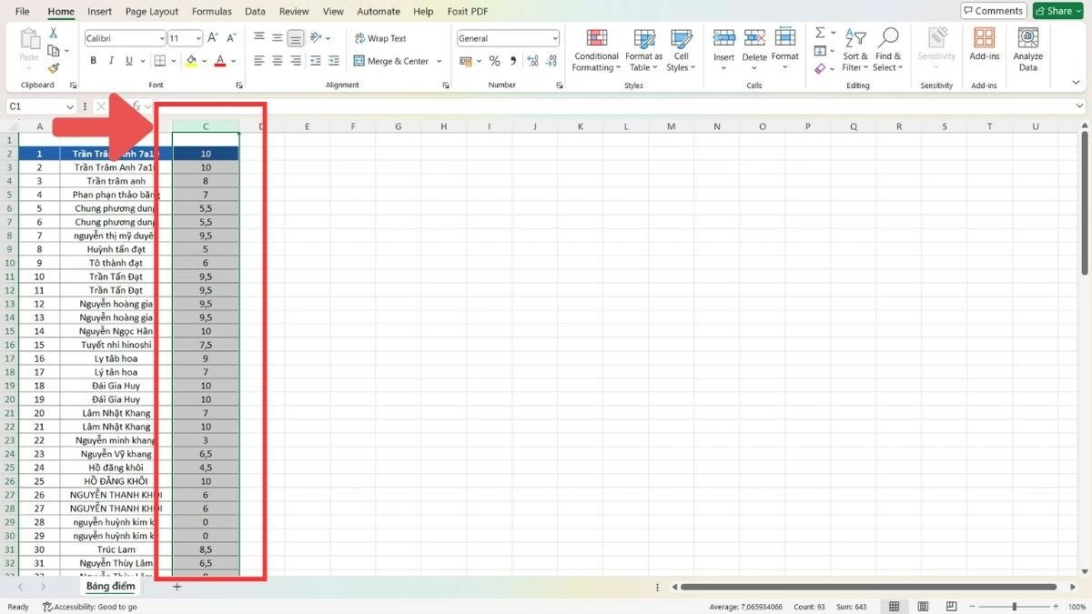 Cách di chuyển cột trong Excel nhanh chóng và tiện lợi