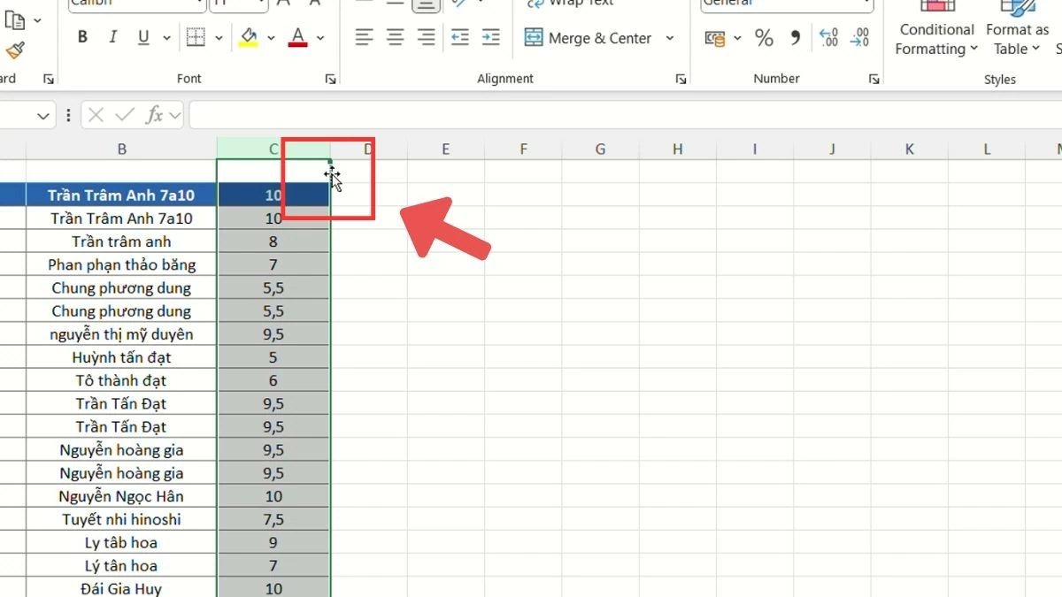 Cách di chuyển cột trong Excel nhanh chóng và tiện lợi Cách di chuyển cột trong Excel nhanh chóng và tiện lợi