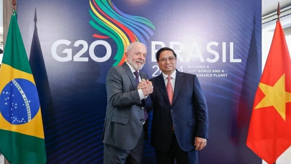 Vietnam, Brazil leaders hold takls, agree to upgrade bilateral relations to Strategic Partnership