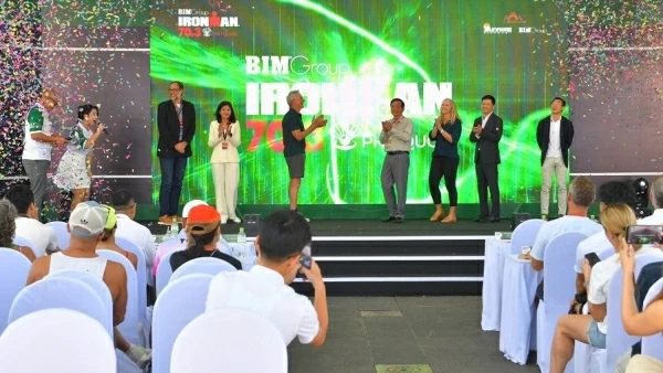 Gần 1.500 vận động viên tham gia sự kiện thể thao 3 môn phối hợp BIM Group IRONMAN 70.3 Phú Quốc