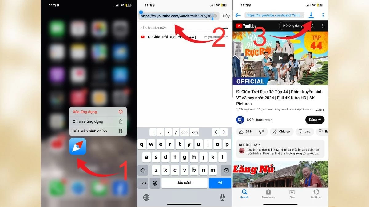 Cách tải video Youtube về iPhone có độ phân giải tốt