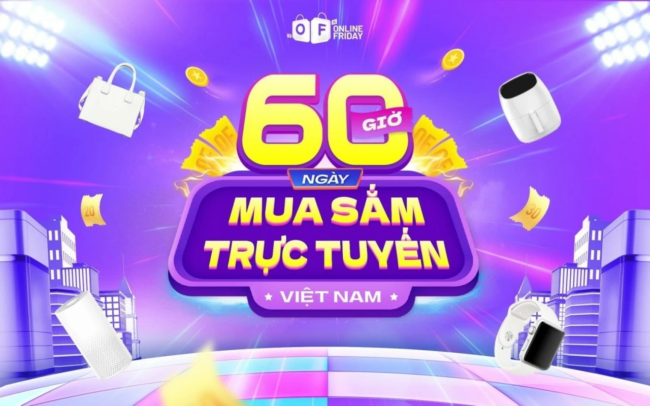 Tuần lễ Thương mại điện tử quốc gia và Ngày mua sắm trực tuyến Việt Nam – Online Friday 2024 sẽ diễn ra với nhiều ưu đãi hấp dẫn.