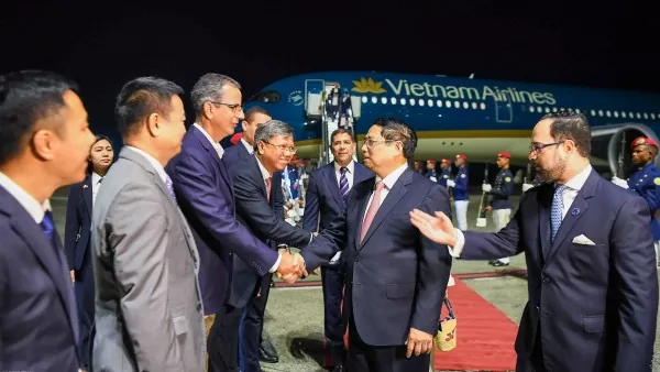 PM Pham Minh Chinh arrives in Santo Domingo, starting official visit to Dominican Republic