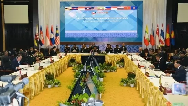 ADMM-18 convened in Vientiane, highlighting regional unity, security