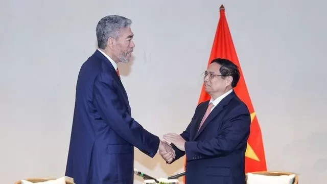 PM Pham Minh Chinh receives General Secretary of MIU Party of Dominican Republic