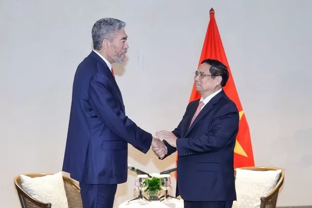 PM Pham Minh Chinh receives General Secretary of MIU Party of Dominican Republic