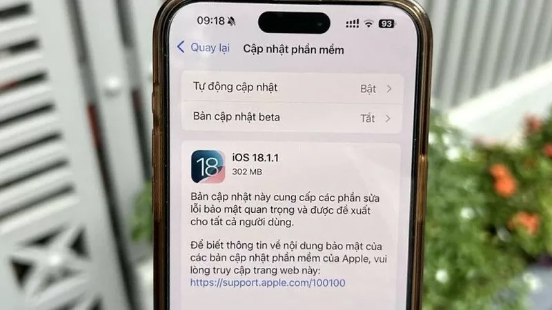 Cập nhật ngay iOS 18.1.1 để khắc phục những sự cố trên iPhone