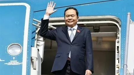 NA Chairman Tran Thanh Man departs for official visit to Cambodia